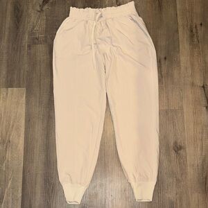 Abrecombie and Fitch Cream Jogger Pants
